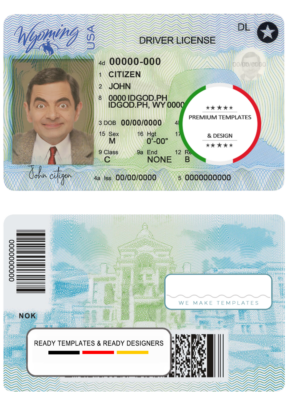 Albania ID template in PSD format