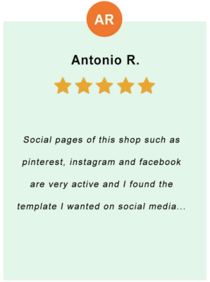 Antonio R. – feedback of our valued customer