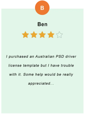 Ben – feedback of our valued customer