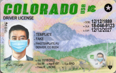 Colorado Driver License PSD New 2022