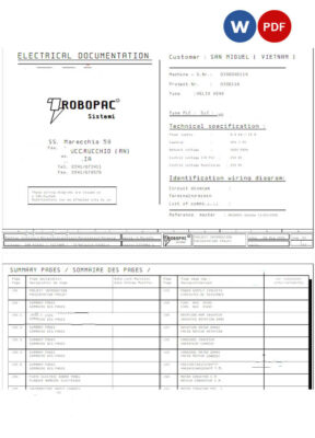 ITALY ROPOBAC SYSTEMI utility bill Word and PDF template