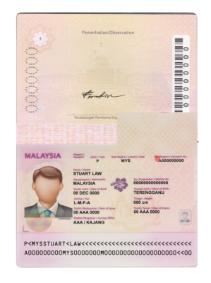 Malaysia Passport Psd Templates V1 & V2 (Multi Version)