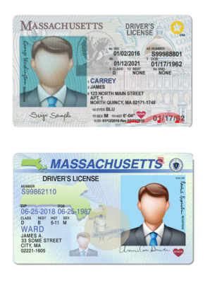 Massachusetts Driver License Psd Template (Multi Version)