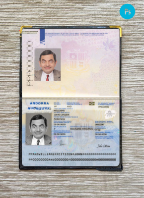 Netherlands (Holland) passport PSD files, editable scan and photo-realistic look sample (2006-2016), 2 in 1