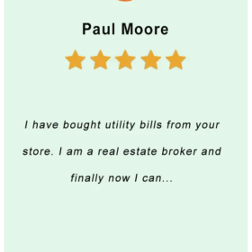 Paul Moore – feedback of our valued customer