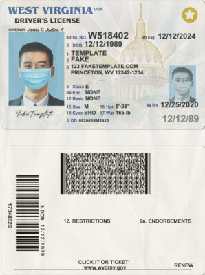 West Virginia Drivers License Template New